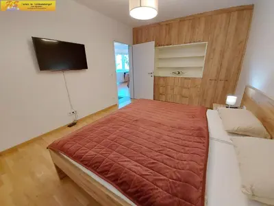 Ein Bett oder Betten in einem Zimmer der Unterkunft Apartment Alpenoase