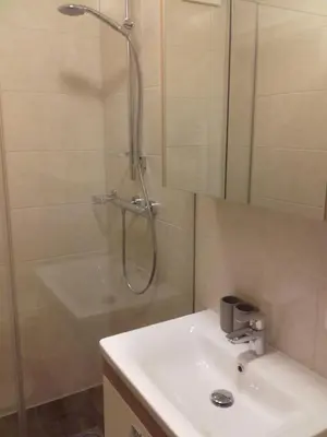 Ein Badezimmer in der Unterkunft Ferienhaus Regina