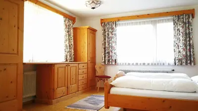 Ein Bett oder Betten in einem Zimmer der Unterkunft Ferienhaus Heiderand
