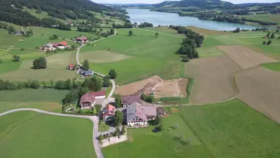 Naturlandschaft in der Nähe des Bauernhofs