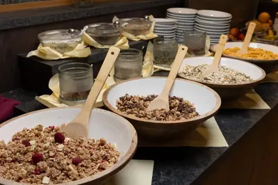 Essen in diesem Bauernhof oder in der Nähe