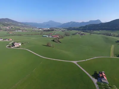 Naturlandschaft in der Nähe des Bauernhofs