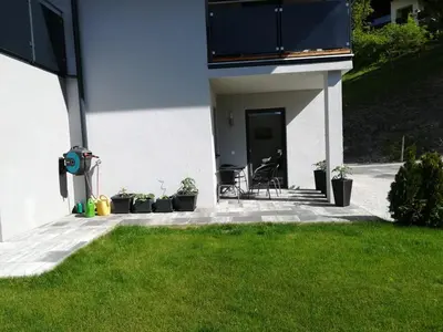 Ein Garten an der Unterkunft Appartement Gschwandtner