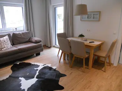 Ein Sitzbereich in der Unterkunft Appartement Gschwandtner