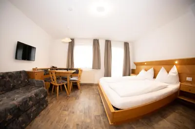 Ein Bett oder Betten in einem Zimmer der Unterkunft der Steinerwirt
