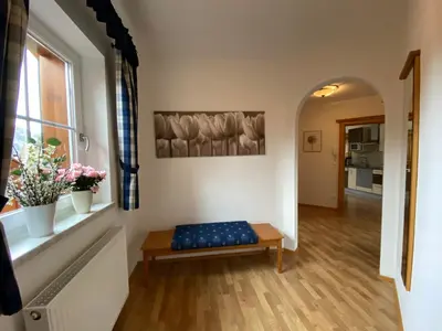 Ein Sitzbereich in der Unterkunft Apart-Pension Wesenauerhof