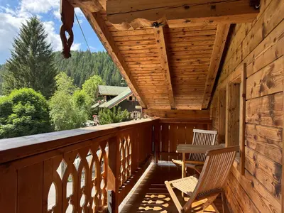 Ein Balkon oder eine Terrasse in der Unterkunft Das Anja Alt Filzmoos