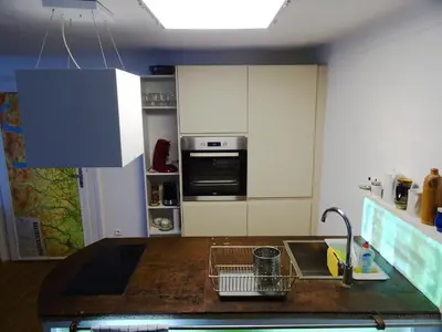 Küche/Küchenzeile in der Unterkunft Apartment Center