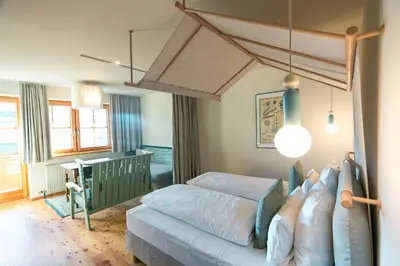 Ein Bett oder Betten in einem Zimmer der Unterkunft Hotel Kogler