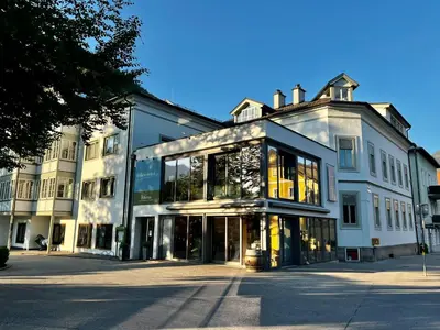Das Gebäude in dem sich das Hotel befindet