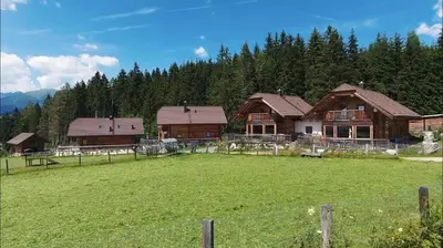 Naturlandschaft in der Nähe des Chalets