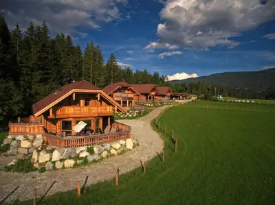 Naturlandschaft in der Nähe des Chalets
