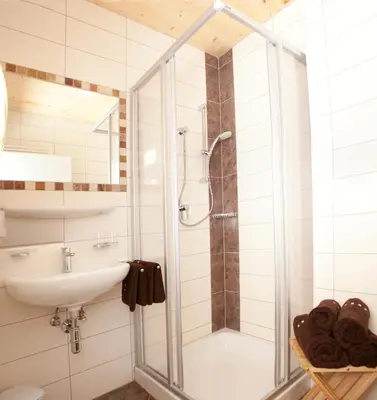 Ein Badezimmer in der Unterkunft Auszeit Flachau