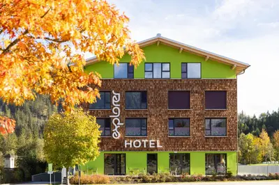 Das Gebäude in dem sich das Hotel befindet