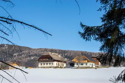 Naturlandschaft in der Nähe des Bauernhofs