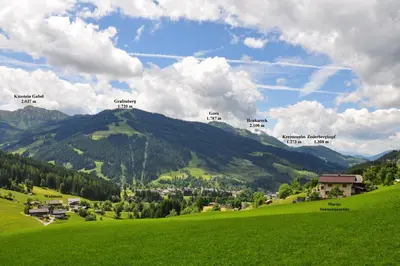 Naturlandschaft in der Nähe des Gasthauses