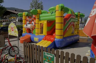 Ein Kinderspielbereich in der Unterkunft Appartement Jagdhof
