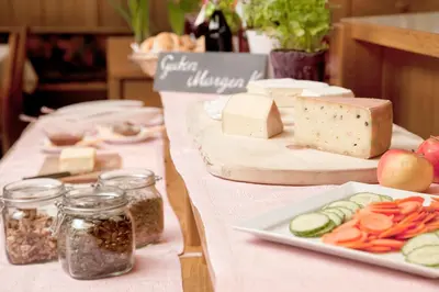 Essen in der Pension oder in der Nähe