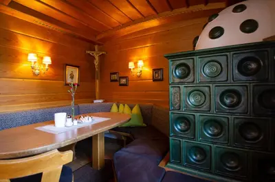 Ein Sitzbereich in der Unterkunft Essl in Filzmoos
