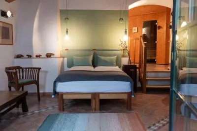 Ein Bett oder Betten in einem Zimmer der Unterkunft Sonnhof