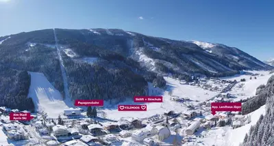 Ein allgemeiner Bergblick oder ein Berglick von der Ferienwohnung aus