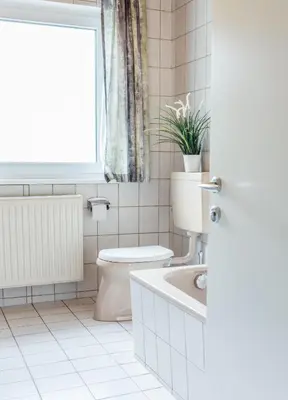 Ein Badezimmer in der Unterkunft Ferienhaus Mountain View