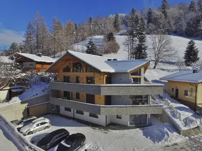Chalet in Sankt Johann near Ski Slopes im Winter