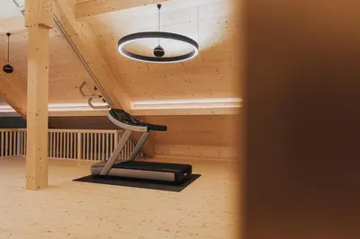 Das Fitnesscenter und/oder die Fitnesseinrichtungen in der Unterkunft Appartements Wieshof