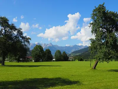 Naturlandschaft in der Nähe des Bauernhofs