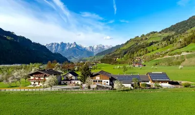 Naturlandschaft in der Nähe des Bauernhofs