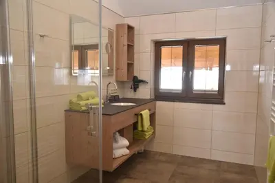 Ein Badezimmer in der Unterkunft Bio-Bauernhof Samerhof