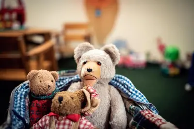 Kinder, die in der Unterkunft Der Jagdhof übernachten