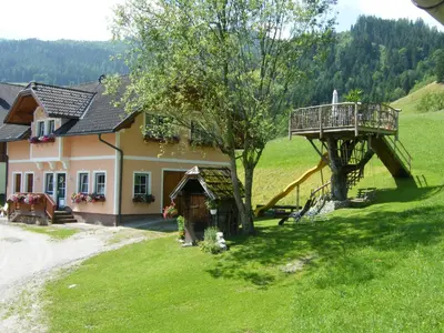 Naturlandschaft in der Nähe des Bauernhofs