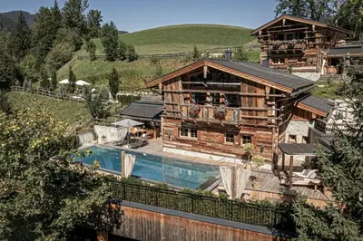 Der Swimmingpool an oder in der Nähe von Prechtlgut