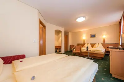 Ein Bett oder Betten in einem Zimmer der Unterkunft Pension Elisabeth