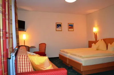 Ein Bett oder Betten in einem Zimmer der Unterkunft Pension Elisabeth