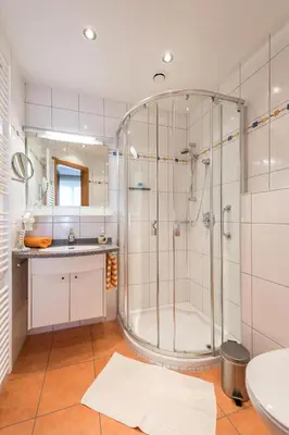 Ein Badezimmer in der Unterkunft Pension Elisabeth