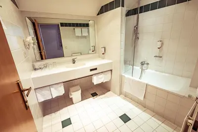 Ein Badezimmer in der Unterkunft Brauhaus zu Murau