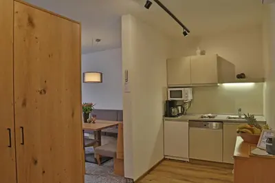 Küche/Küchenzeile in der Unterkunft Appartement Schörghofer