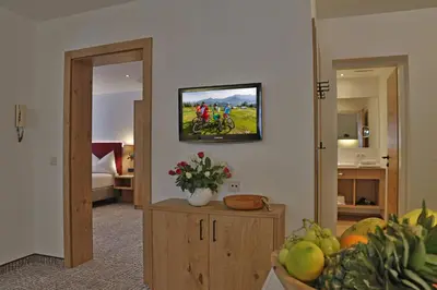 TV/Unterhaltungsangebot in der Unterkunft Appartement Schörghofer
