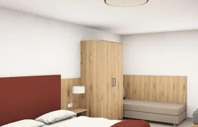 Ein Bett oder Betten in einem Zimmer der Unterkunft Appartement Schörghofer