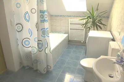 Ein Badezimmer in der Unterkunft Ferienwohnung Brandstatter
