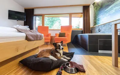 Haustiere von Gästen der Unterkunft Almfrieden Hotel & Romantikchalet
