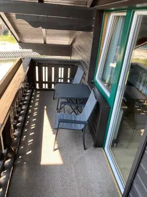 Ein Sitzbereich in der Unterkunft Gästehaus Lemmerer