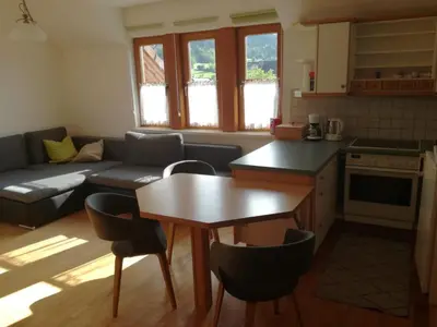 Küche/Küchenzeile in der Unterkunft Gästehaus Lemmerer