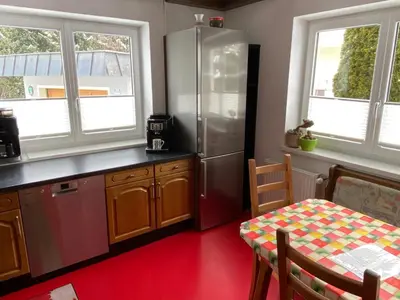 Küche/Küchenzeile in der Unterkunft Ferienhaus Holiday