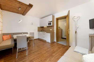 Küche/Küchenzeile in der Unterkunft Haus Austria