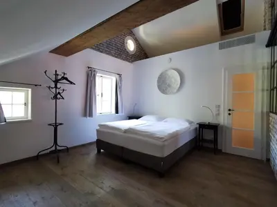 Ein Bett oder Betten in einem Zimmer der Unterkunft Villa Bertholini