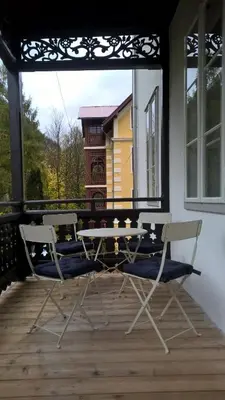 Ein Balkon oder eine Terrasse in der Unterkunft Villa Bertholini