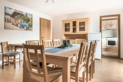 Küche/Küchenzeile in der Unterkunft Schartlhof